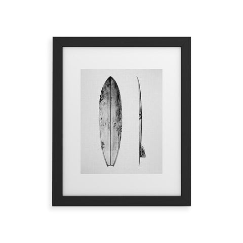 Gal Design Surfboard Framed Art Print