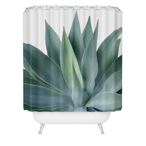 Gale Switzer Agave Blanco Shower Curtain