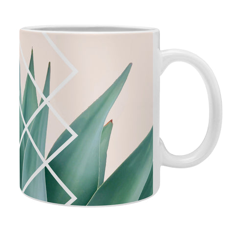 Gale Switzer Agave geometrics peach Coffee Mug