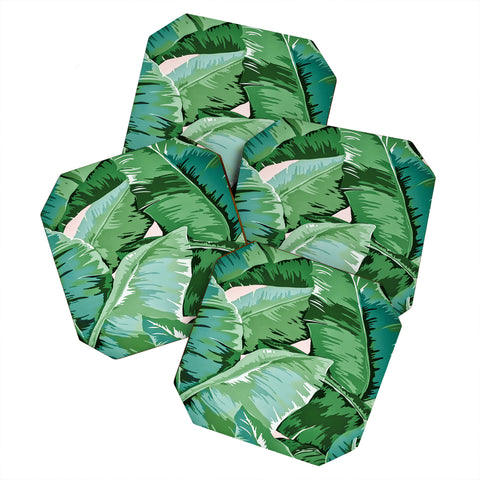 Gale Switzer Banana leaf grandeur II Coaster Set
