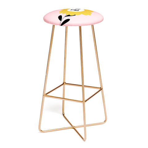 Gale Switzer Be Kind bloom Bar Stool