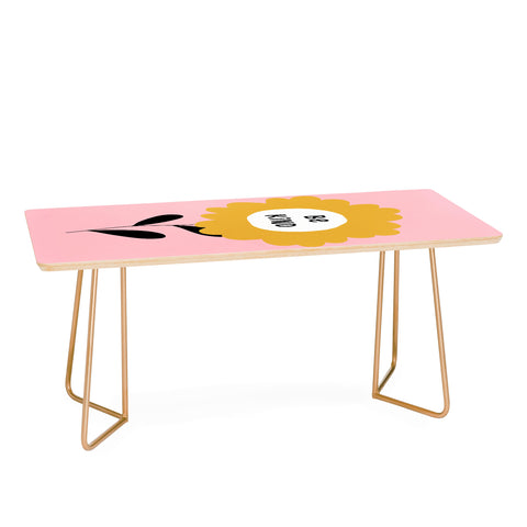 Gale Switzer Be Kind bloom Coffee Table