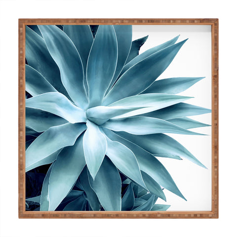 Gale Switzer Bursting into life teal Square Tray