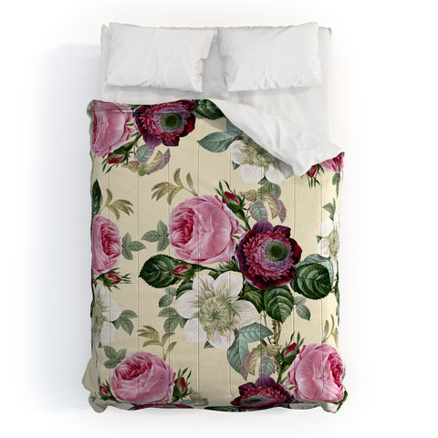 Gale Switzer Floral Enchant cream Comforter
