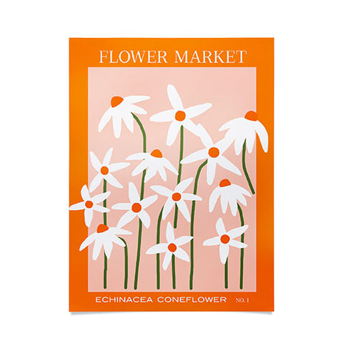 Gale Switzer Flower Market Echinacea 1 Poster