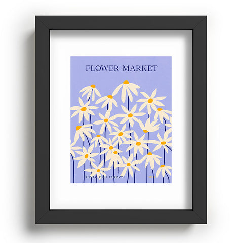 Gale Switzer Flower Market English Daisy Recessed Framing Rectangle