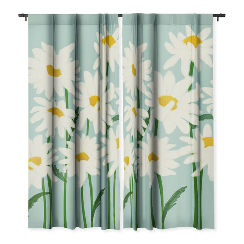 Gale Switzer Flower Market Oxeye Daisies Blackout Non Repeat
