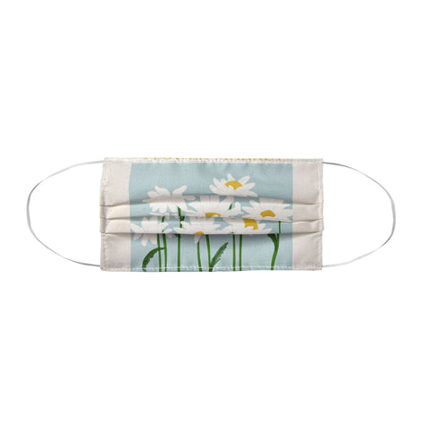 Gale Switzer Flower Market Oxeye Daisies Face Mask
