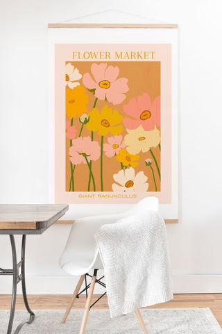 Gale Switzer Flower Market Ranunculus 1 Art Print And Hanger