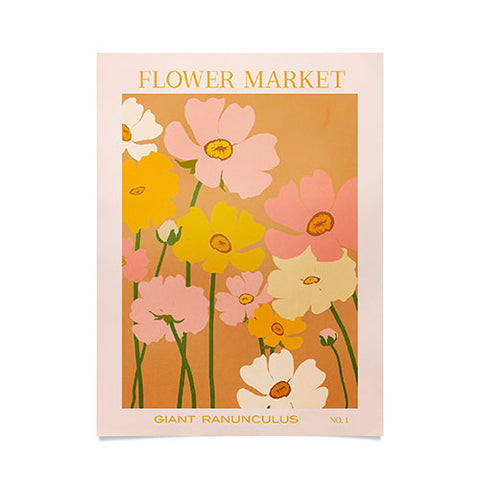 Gale Switzer Flower Market Ranunculus 1 Poster