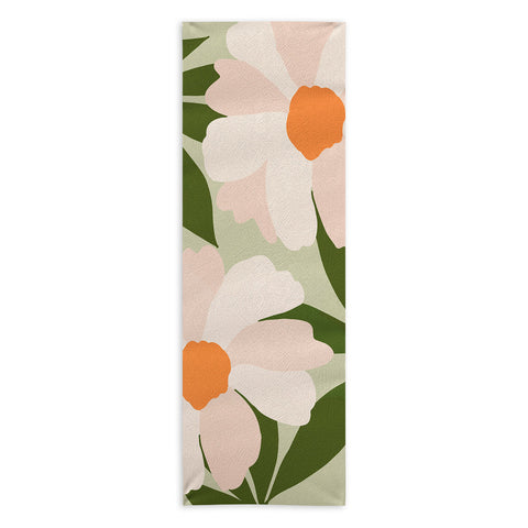 Gale Switzer Freyas flower greenery Yoga Towel