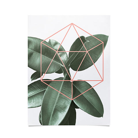Gale Switzer Geometric Greenery Poster