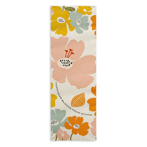 Gale Switzer Happiness blooms Yoga Towel