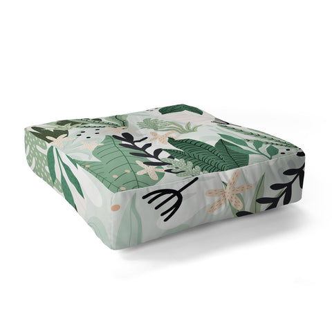Gale Switzer Into the Jungle II Floor Pillow Square