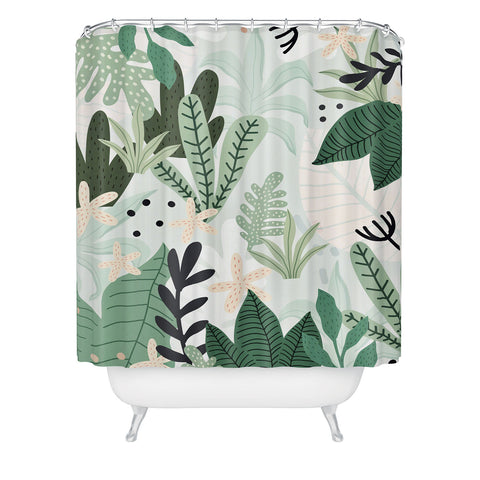 Gale Switzer Into the Jungle II Shower Curtain