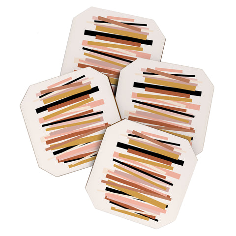 Gale Switzer Linear stack Coaster Set