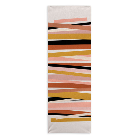 Gale Switzer Linear stack Yoga Towel