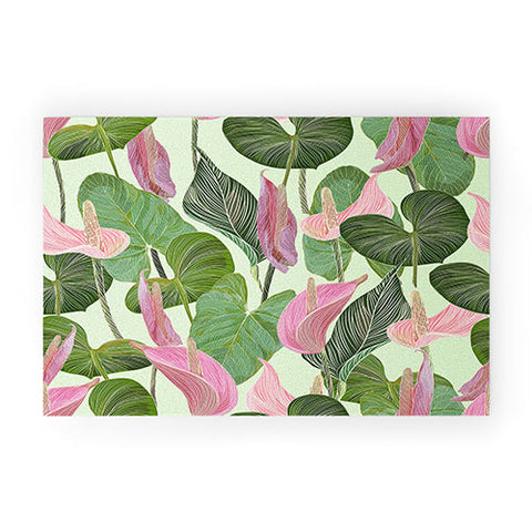 Gale Switzer Lush Lily Welcome Mat