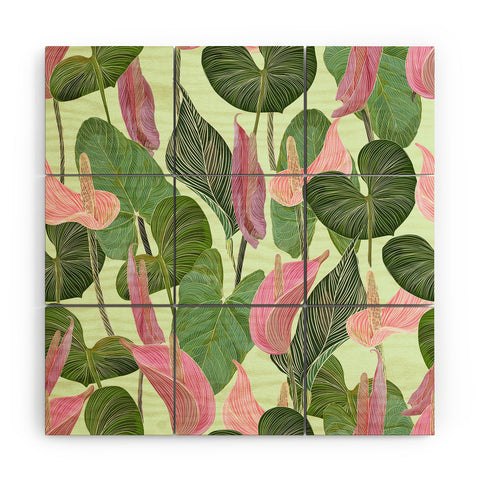 Gale Switzer Lush Lily Wood Wall Mural