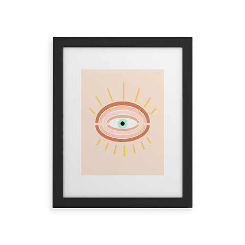 Gale Switzer Retro Evil Eye Framed Art Print