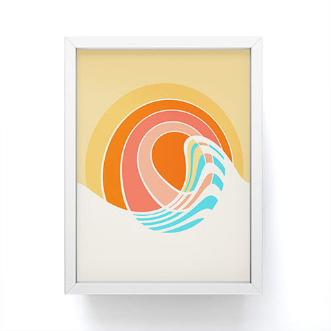 Gale Switzer Sun Surf Framed Mini Art Print