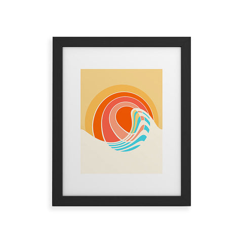 Gale Switzer Sun Surf Framed Art Print