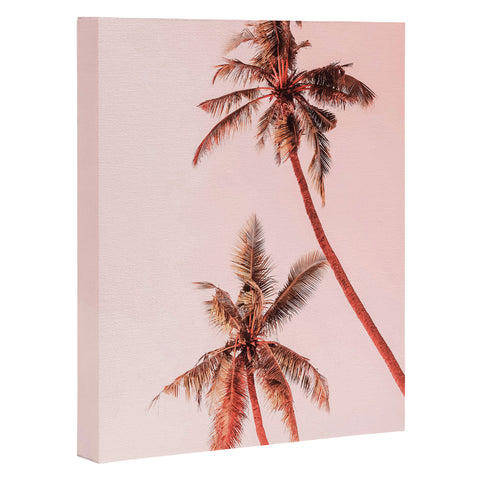 Gale Switzer Sunset Palm Trees Art Canvas