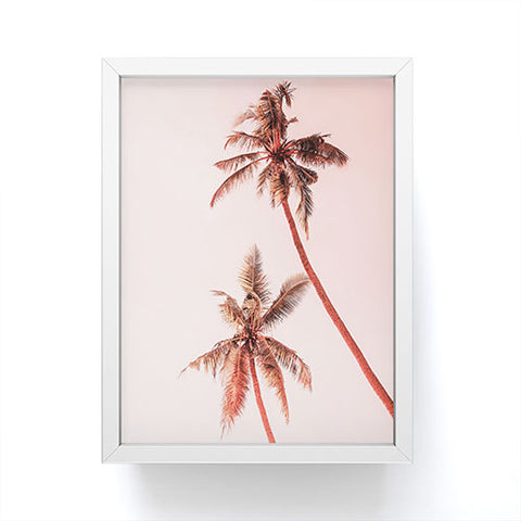 Gale Switzer Sunset Palm Trees Framed Mini Art Print