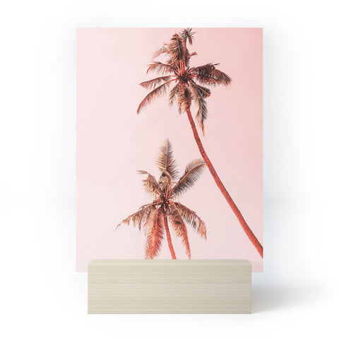 Gale Switzer Sunset Palm Trees Mini Art Print