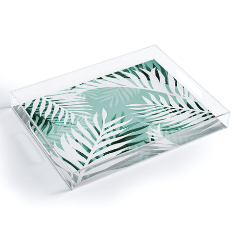 Gale Switzer Tropical Bliss jungle green Acrylic Tray