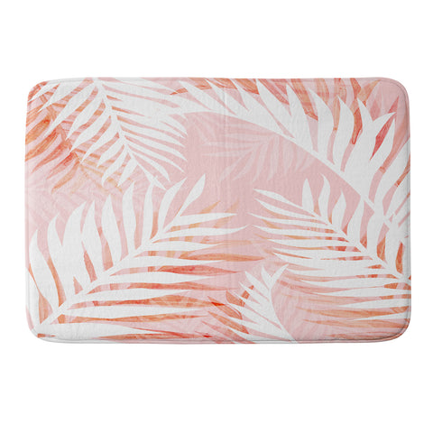 Gale Switzer Tropical Bliss pink Memory Foam Bath Mat