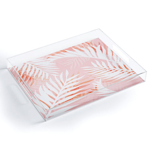 Gale Switzer Tropical Bliss pink Acrylic Tray