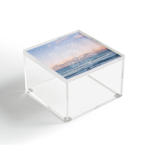 Gale Switzer Twilight Surf Mandala Acrylic Box