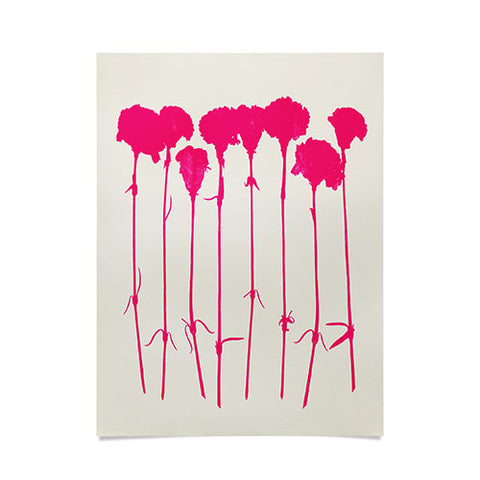 Garima Dhawan Carnations Pink Poster