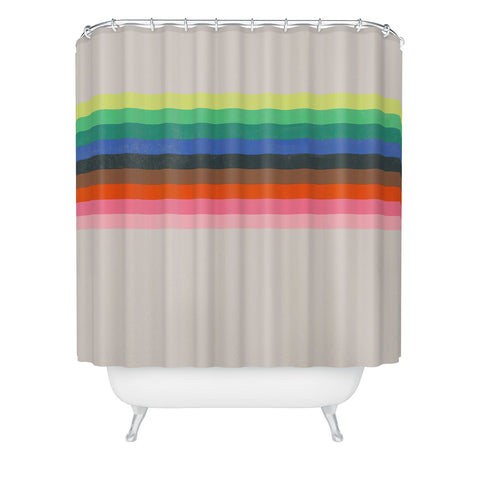 Garima Dhawan colorfields 4 Shower Curtain