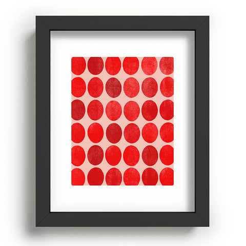 Garima Dhawan Colorplay Red Recessed Framing Rectangle