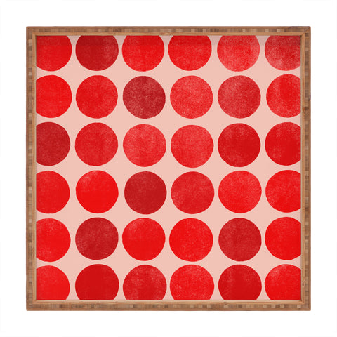 Garima Dhawan Colorplay Red Square Tray