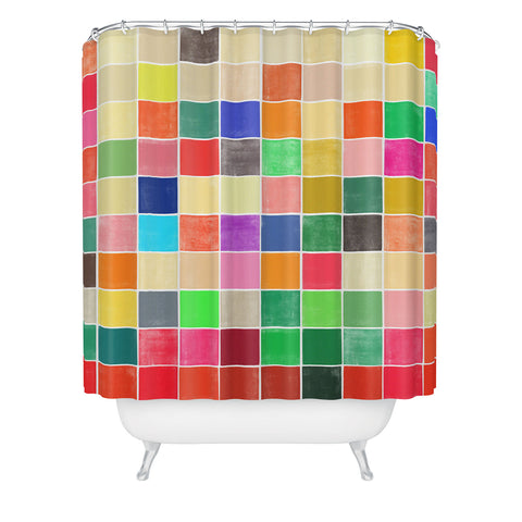 Garima Dhawan Colorquilt 2 Shower Curtain