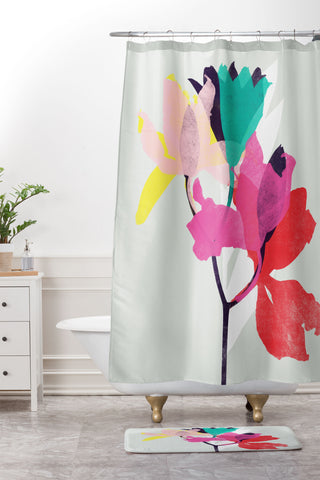 Garima Dhawan lily 31 Shower Curtain And Mat
