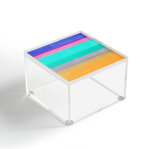 Garima Dhawan stripe study 5 Acrylic Box