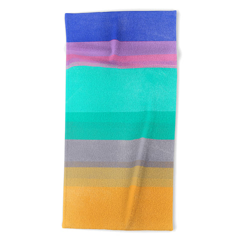 Garima Dhawan stripe study 5 Beach Towel