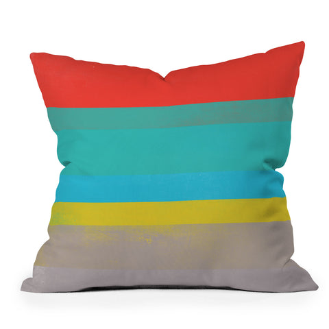 Garima Dhawan stripe study 6 Throw Pillow