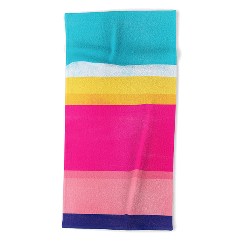 Garima Dhawan stripe study 7 Beach Towel