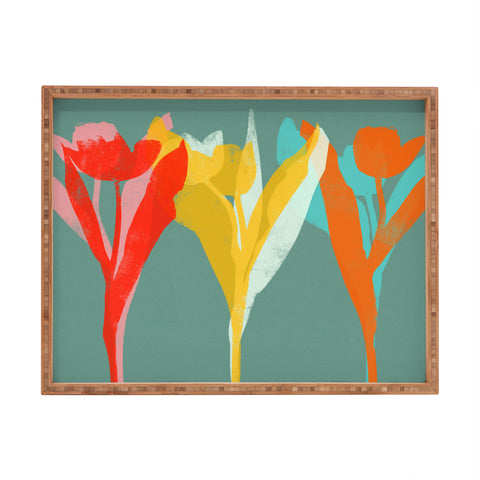 Garima Dhawan tulips 10 Rectangular Tray