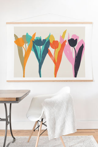 Garima Dhawan tulips 2g Art Print And Hanger