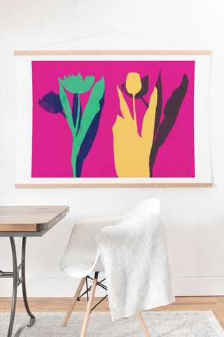Garima Dhawan tulips 3 Art Print And Hanger