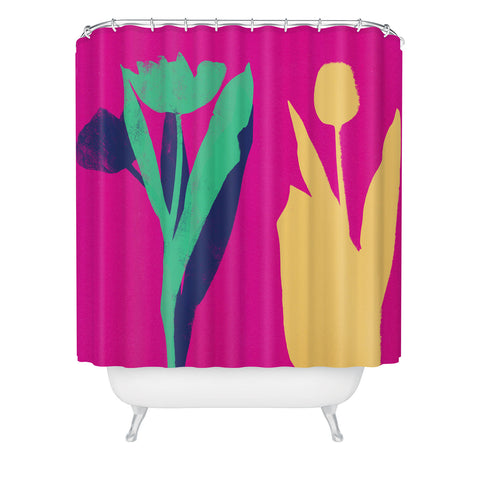 Garima Dhawan tulips 3 Shower Curtain