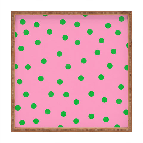 Garima Dhawan vintage dots 10 Square Tray