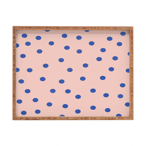 Garima Dhawan vintage dots 11 Rectangular Tray