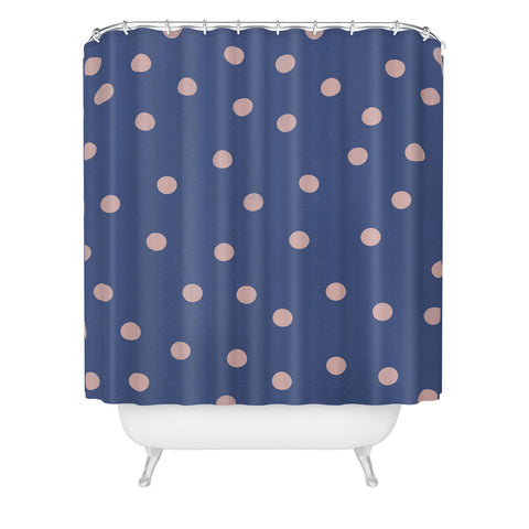 Garima Dhawan vintage dots 12 Shower Curtain